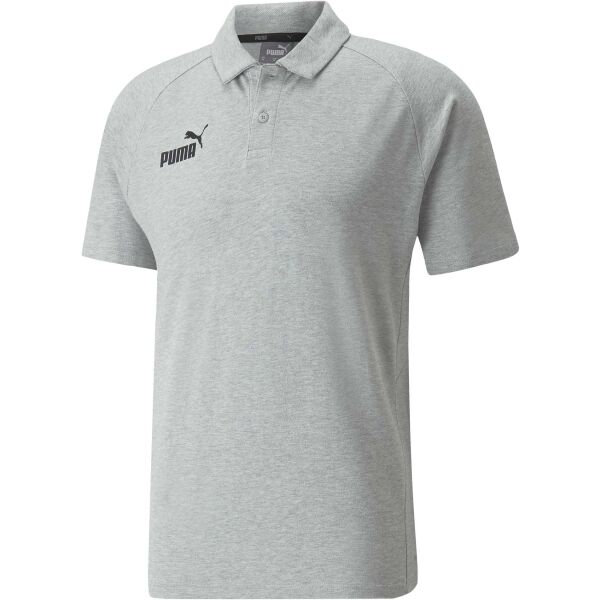 Puma TEAMFINAL CASUALS POLO Мъжка тениска, сиво, Veľkosť M