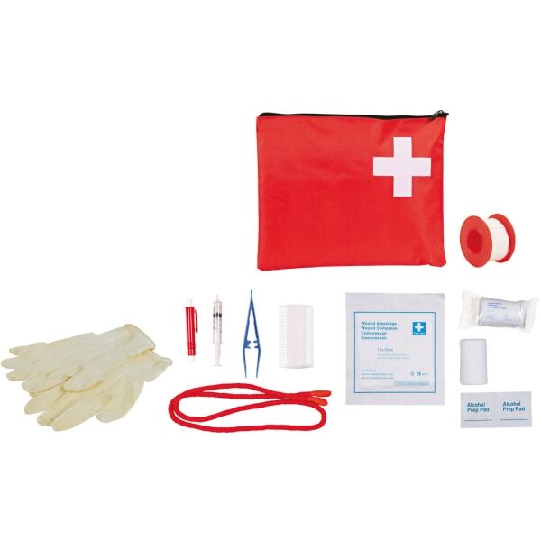 TRIXIE FIRST AID KIT FOR DOGS Hundeapotheke, Rot, Größe Os
