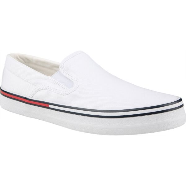 Tommy Hilfiger TOMMY JEANS ESSENTIAL SLIPON Дамски slip-on гуменки, бяло, размер