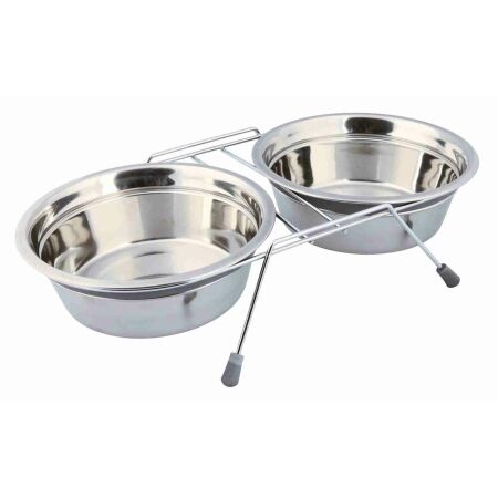 TRIXIE BOWL SET 1,5L - Set of bowls with a stand