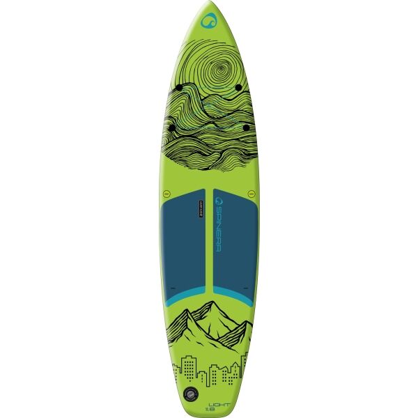 SPINERA LIGHT 11'8 SUP paddleboard, zöld, méret os