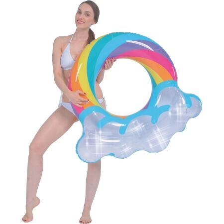 HS Sport GLITTER RAINBOW RING - Inflatable ring