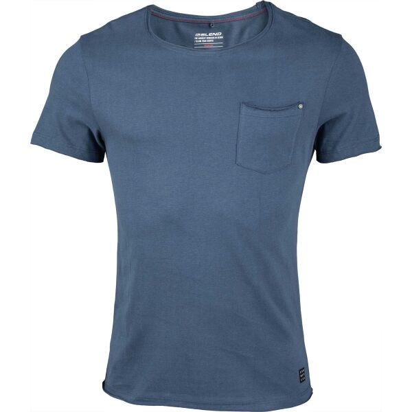 BLEND T-SHIRT S/S Férfi póló, kék, méret XXL