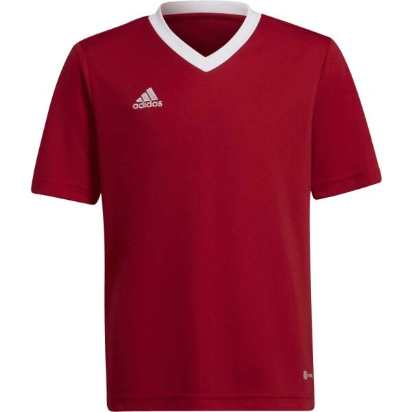 adidas ENT22 JSY Y Юношеска футболна фланелка, червено, размер