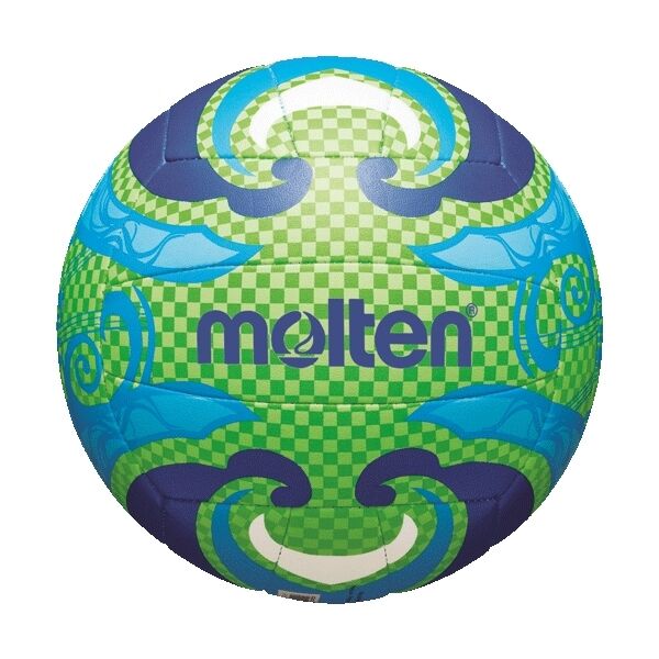 Molten V5B1502 Ball Für Den Beachvolleyball, Grün, Größe 5