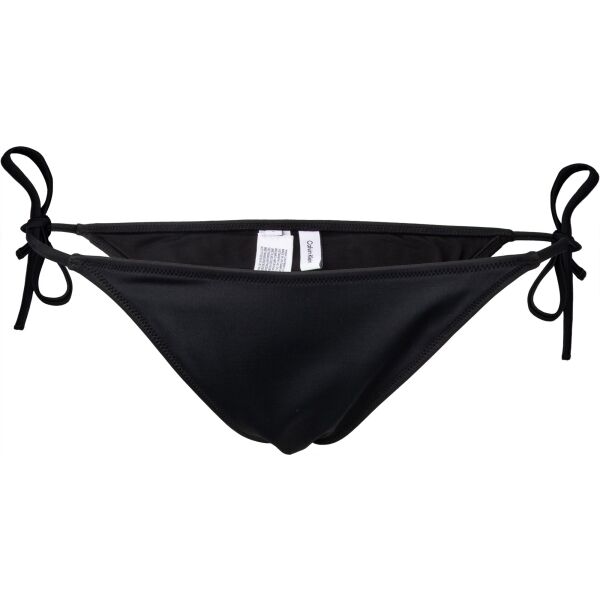 Calvin Klein INTENSE POWER-S-STRING SIDE TIE CHEEKY BIKINI Női bikini alsó, fekete, méret S
