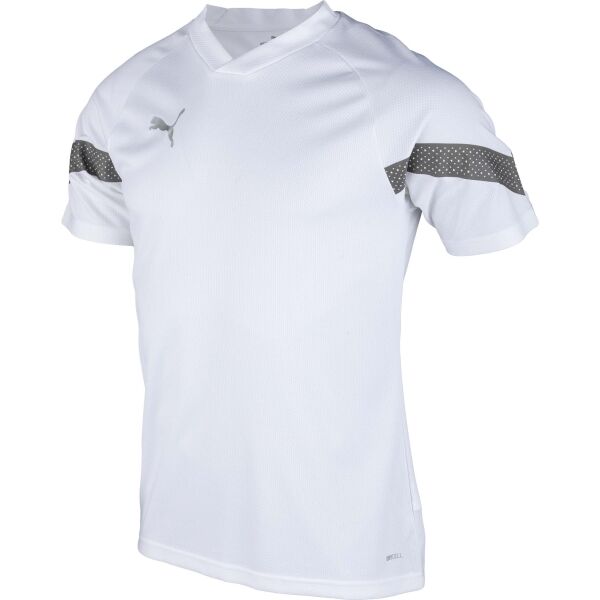 Puma TEAMFINAL TRAINING JERSEY Мъжка спортна тениска, бяло, Veľkosť S