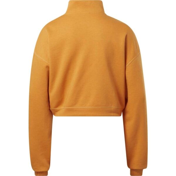 Reebok WOR KNIT 1/4 ZIP Damen Sweatshirt, Orange, Größe L