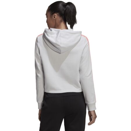 Damen Sweatshirt - adidas 3S FT CRO HD - 4