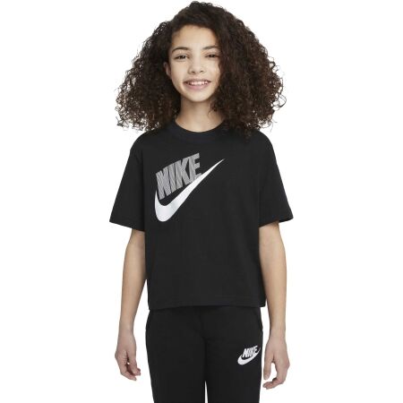 Nike NSW TEE ESSNTL BOXY TEE DNC - Тениска за момичета