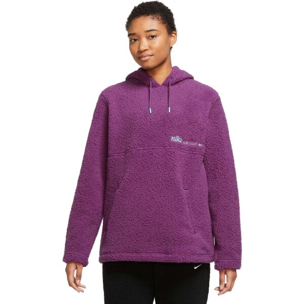 Nike COZY TOP CORE Női pulóver, lila, méret S