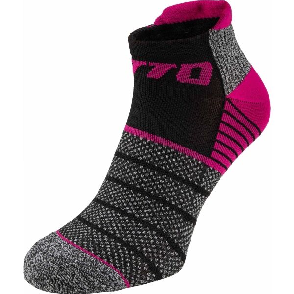 Lotto RUN WOMEN 1P Дамски спортни чорапи, сиво, veľkosť 39-42