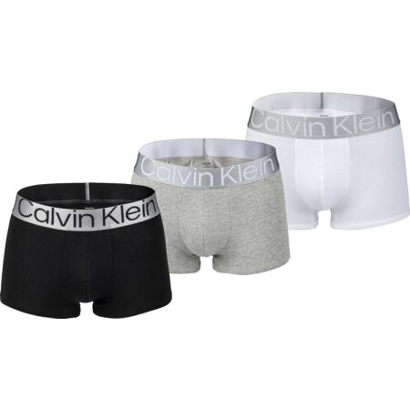 Boxeri bărbați - Calvin Klein CKR STEEL COTTON-TRUNK 3PK - 1
