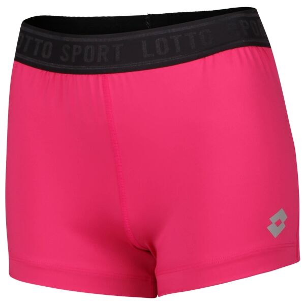 Lotto RUN FIT W SHORT TIGHT Дамски спортни къси шорти, розово, veľkosť XL