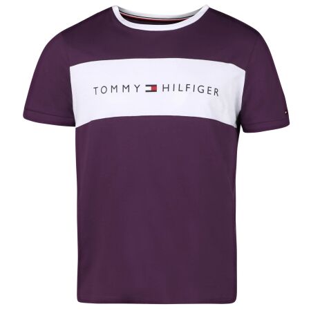 Tommy Hilfiger CN SS TEE LOGO FLAG - Pánské tričko