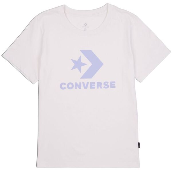 Converse STAR CHEVRON TEE Női póló, fehér, méret S