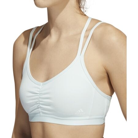 Women's sports bra - adidas YO ESS LS BRA - 8