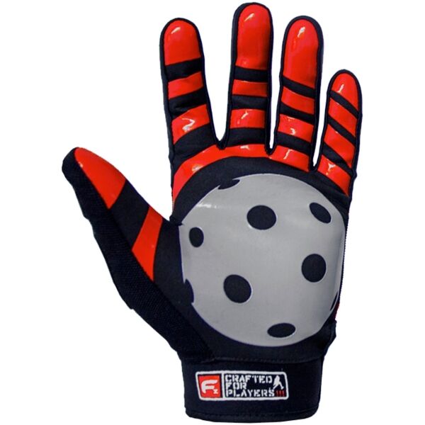 FREEZ GLOVES G-180 SR Вратарски ръкавици за флорбол, червено, Veľkosť XL