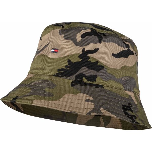 Tommy Hilfiger FLAG BUCKET HAT Мъжка шапка, khaki, размер