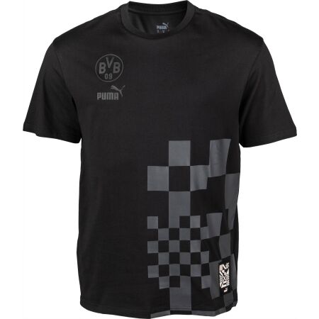 Puma BVB FTBLCULTURE TEE - Pánske tričko
