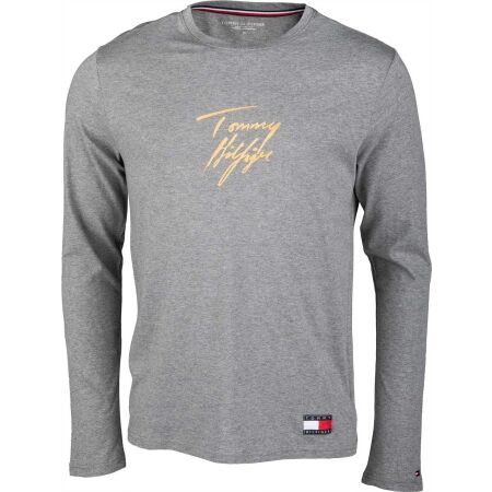 Tommy Hilfiger CN LS TEE LOGO - Pánske tričko s dlhým rukávom