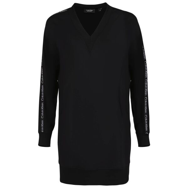 Calvin Klein PW SWEATER DRESS Női ruha, fekete, méret L