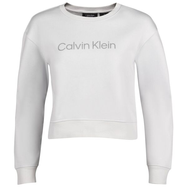 Calvin Klein PW PULLOVER Damen Sweatshirt, Weiß, Größe XS