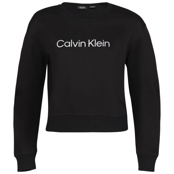 Calvin Klein PW PULLOVER Damen Sweatshirt, Schwarz, Größe L