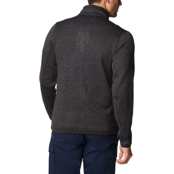 Columbia SWEATER WEATHE FULL ZIP Мъжки пуловер, черно, Veľkosť XXL
