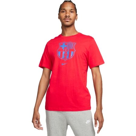 Nike FC BARCELONA CREST - Pánské tričko