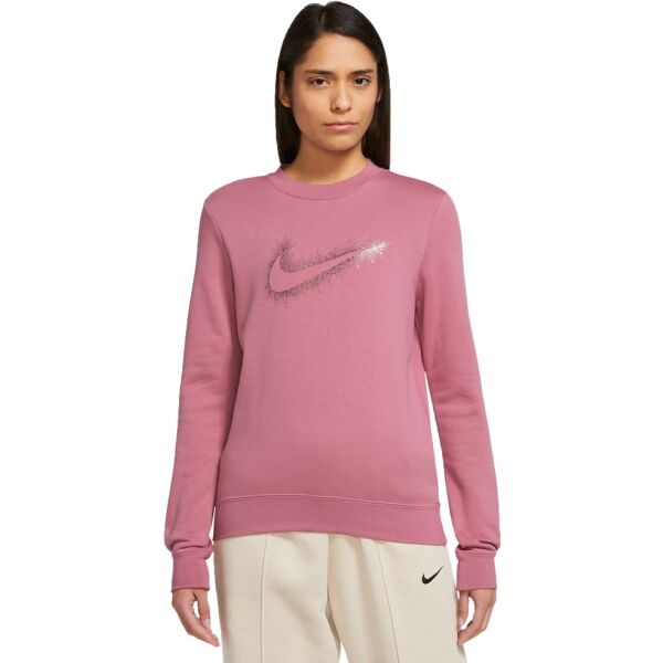 Nike NSW STRDST GX CREW Дамски суитшърт, розово, Veľkosť M