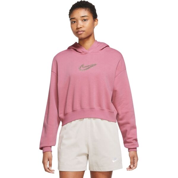 Nike NSW STRDST GX HDY Női pulóver, rózsaszín, méret S