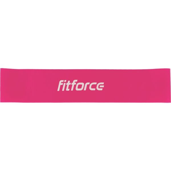 Fitforce EXELOOP MEDIUM Erősítő Gumiszalag, Rózsaszín, Veľkosť Os