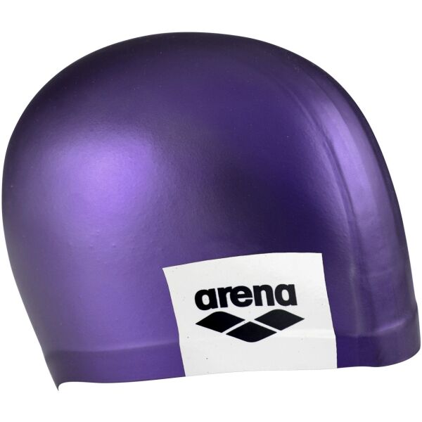 Arena LOGO MOULDED CAP Плувна шапка, лилаво, Veľkosť Os