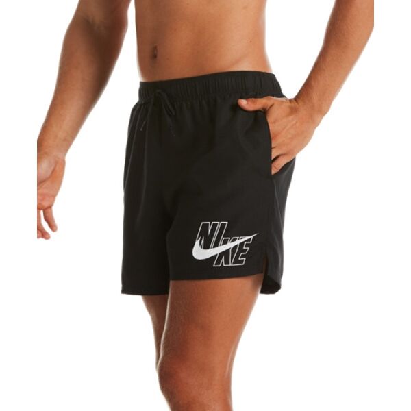 Nike LOGO SOLID 5 Мъжки бански - шорти, черно, Veľkosť L