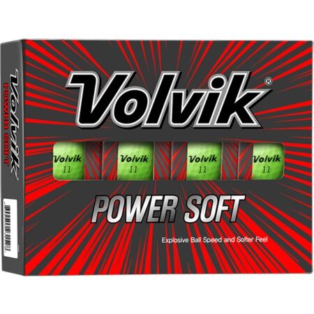 VOLVIK VV POWER SOFT 12 ks - Комплект топки за голф