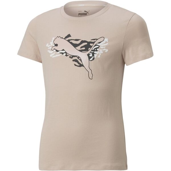 Puma ALPHA TEE G Lány póló, rózsaszín, méret 164