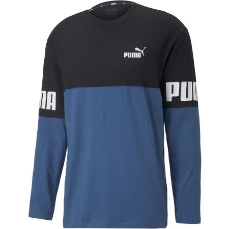 Puma POWER COLORBLOCK LONG SLEEVE TEE - Мъжка тениска