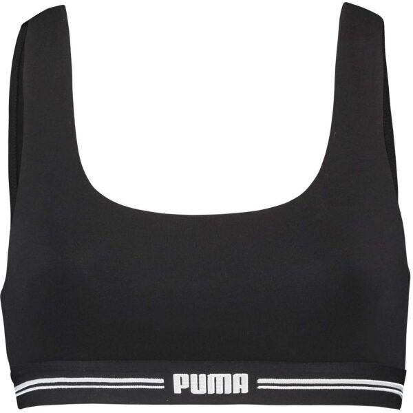 Puma WOMEN SCOOP NECK TOP 1P Спортен сутиен, черно, размер