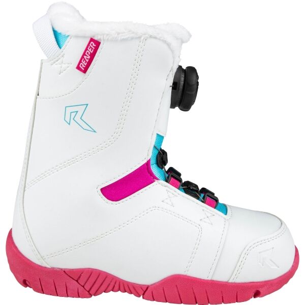 Reaper BONKY Kinder Snowboard Schuhe, Weiß, Größe 31