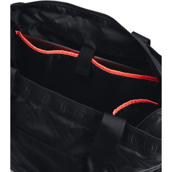 Under Armour ESSENTIALS SIGNATURE TOTE Дамска спортна чанта, черно, Veľkosť OSFA