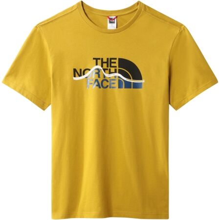 The North Face M MOUNTAIN LINE TEE MINERAL GOLD - Мъжка тениска