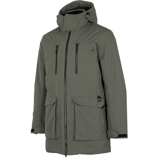 4F COAT MEN´S Férfi kabát, khaki, méret XXL