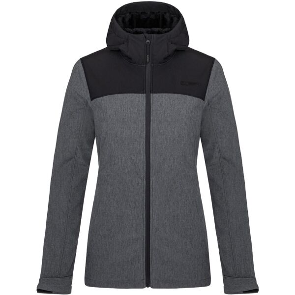 Loap LUKA Női softshell kabát, sötétszürke, méret XL