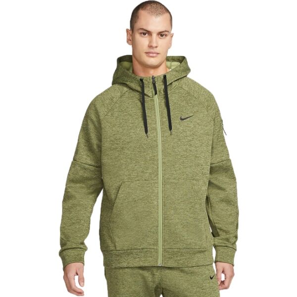 Nike NK TF HD FZ Férfi pulóver, zöld, méret XXL