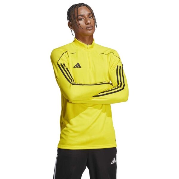 Adidas TIRO23 L TR TOP Herren Fußball Sweatshirt, Gelb, Größe S
