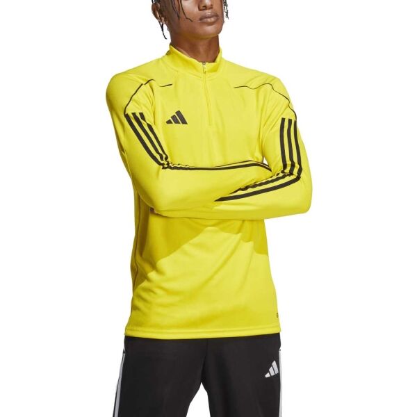 Adidas TIRO23 L TR TOP Мъжки футболен суитшърт, жълто, Veľkosť S