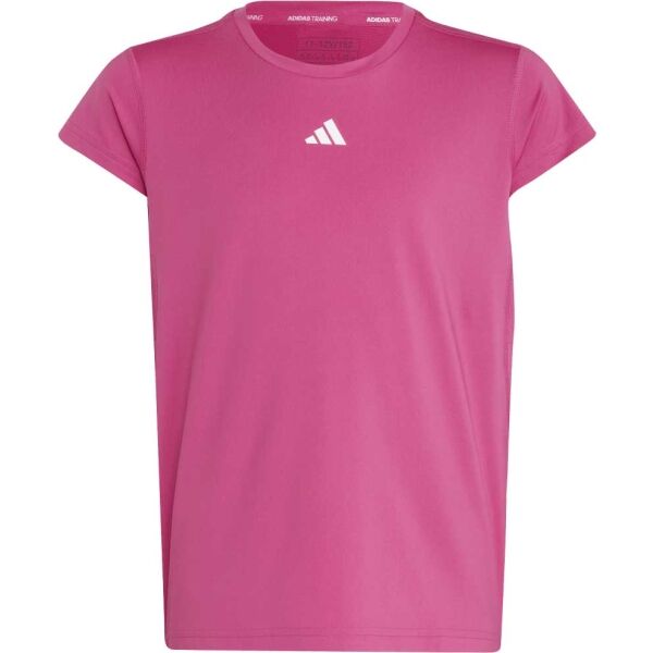adidas TI 3S T Lány edzőpóló, rózsaszín, méret 140