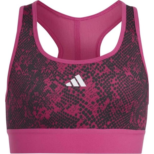 Adidas TI AOP PW BRA Спортен сутиен за момичета, розово, Veľkosť 128