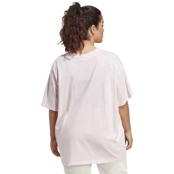 Adidas BLUV Q1 BF T INC Дамска тениска в Plus Size, розово, Veľkosť 4x